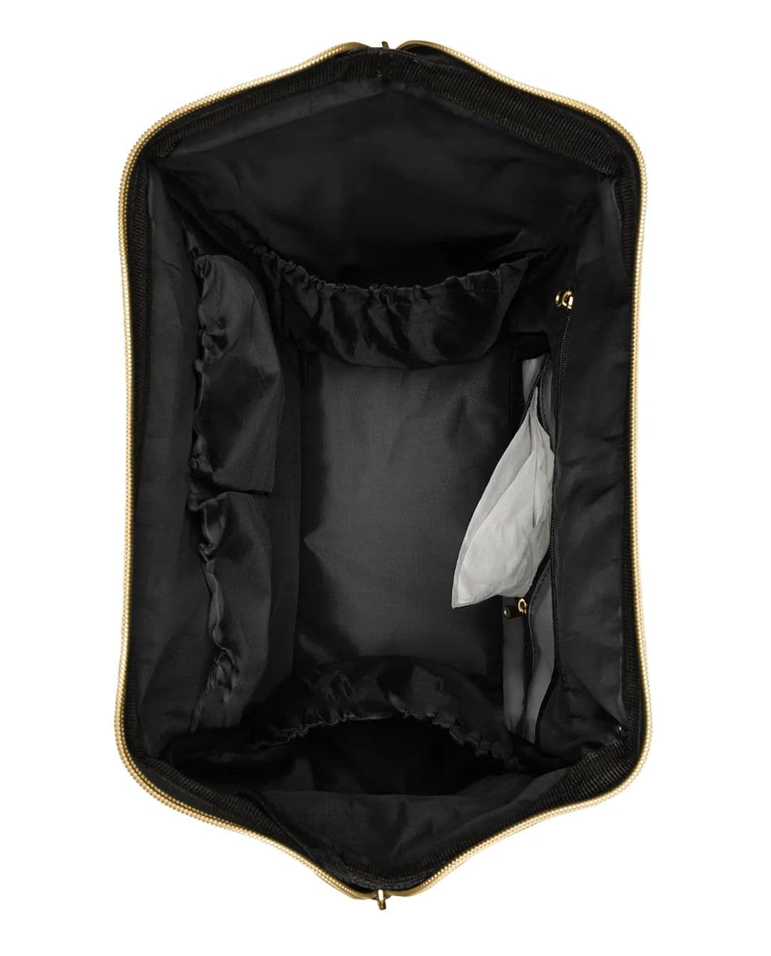 Kikkaboo Mama bag Siena Black & Gold 2025