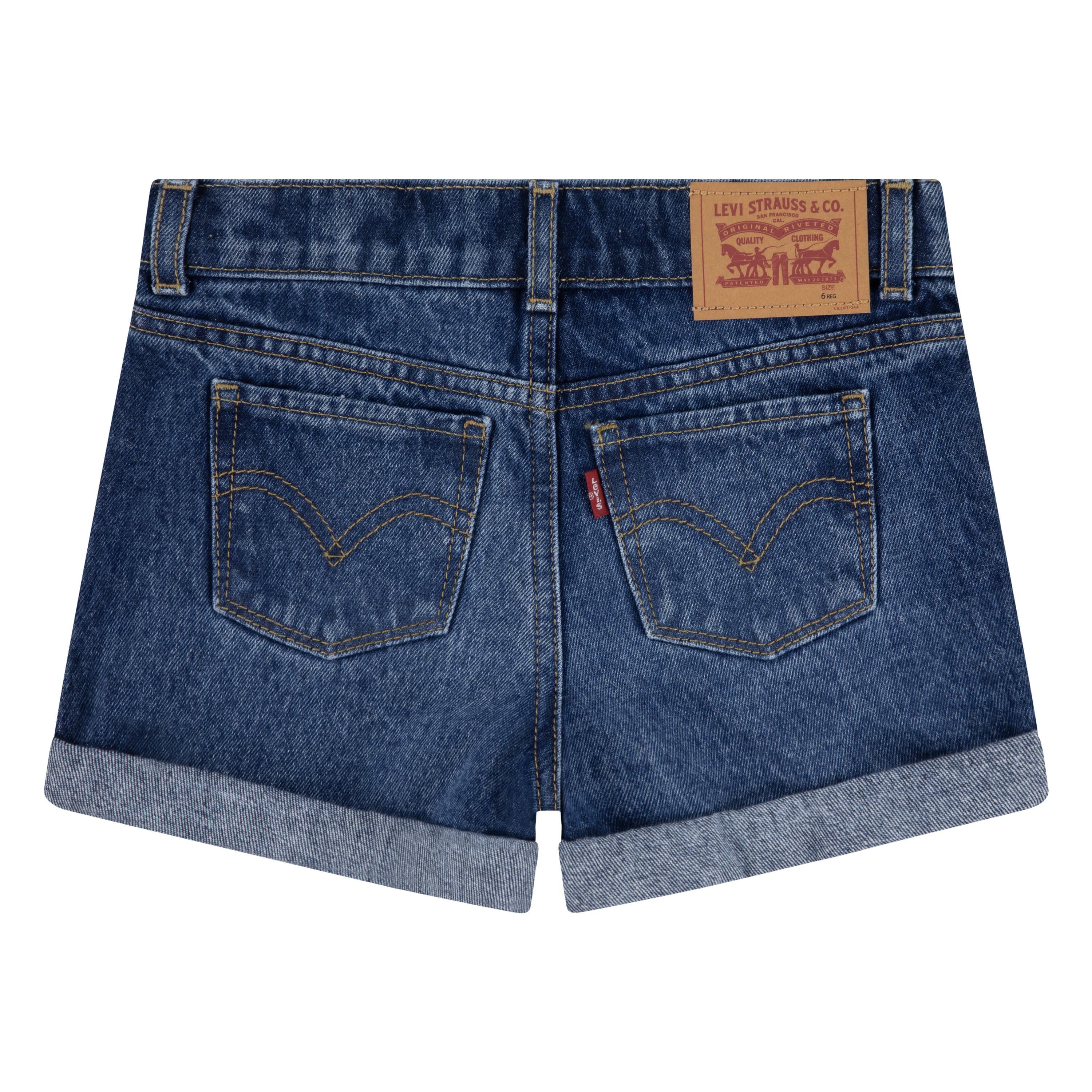 Le Lvg Mini Mom Short W/ Roll Cuf