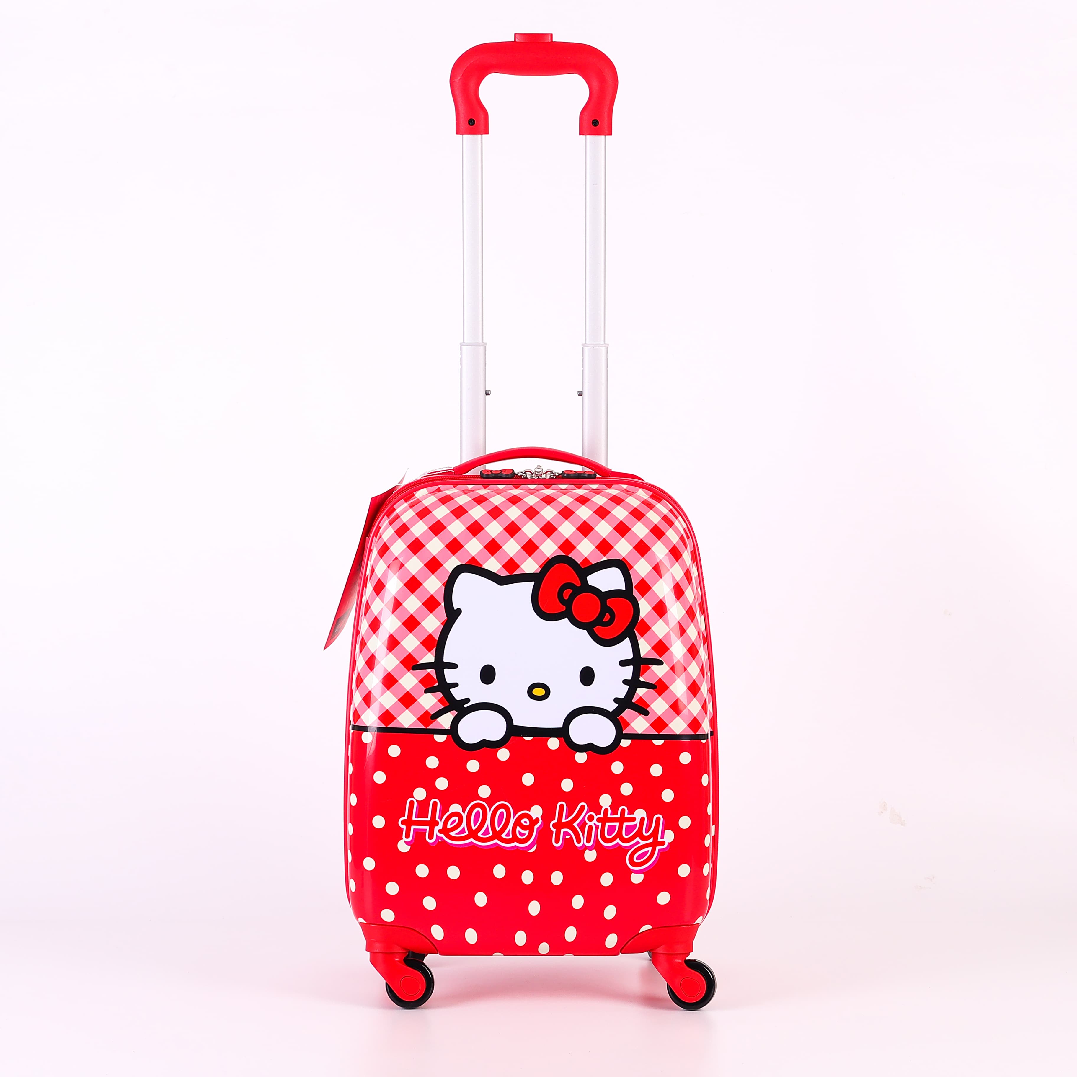 Hello Kitty 16" Kids Trolley Case With Reusable Stickers