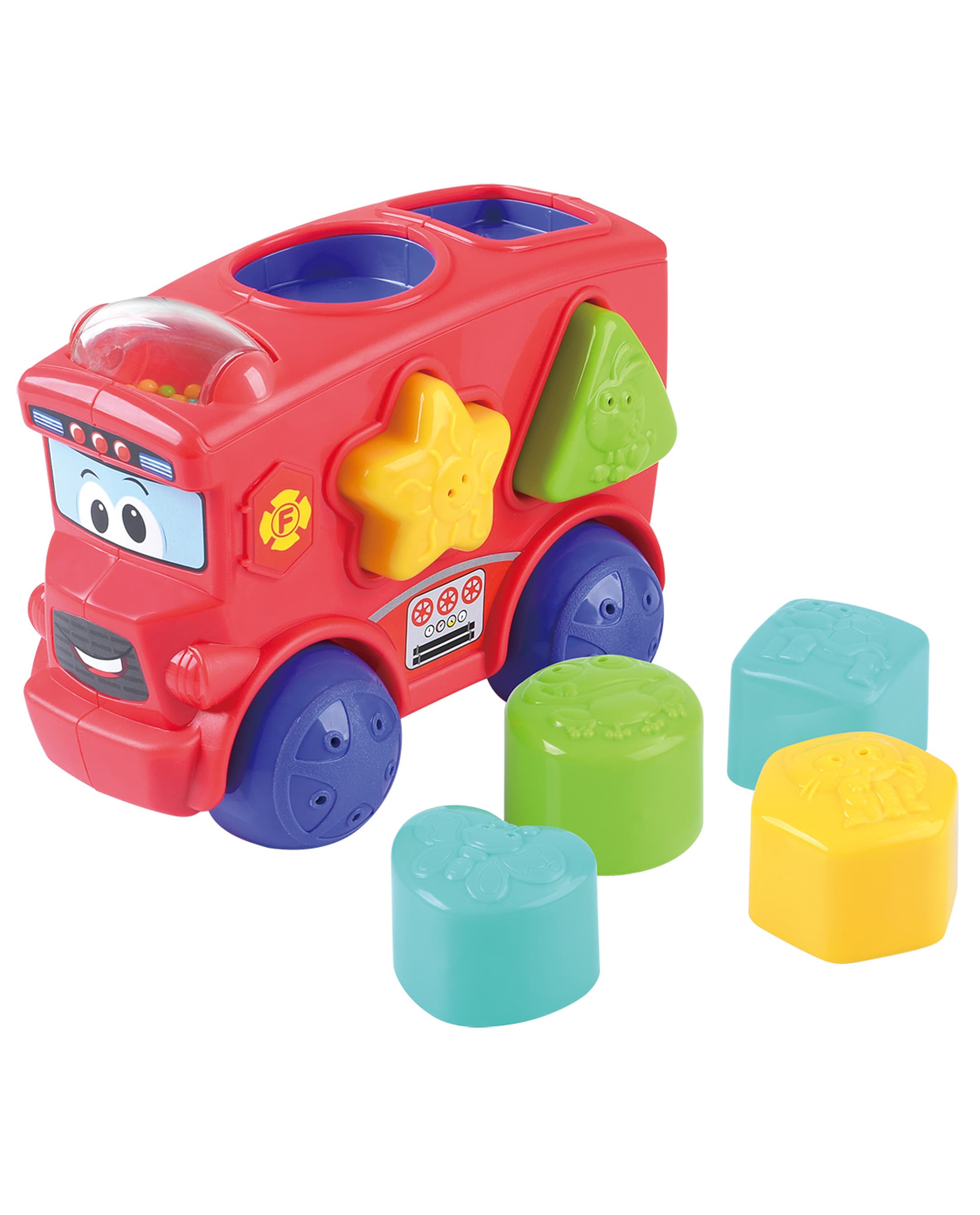 Play-Go Fire Engine Shape Sorter Toy For Toddlers
