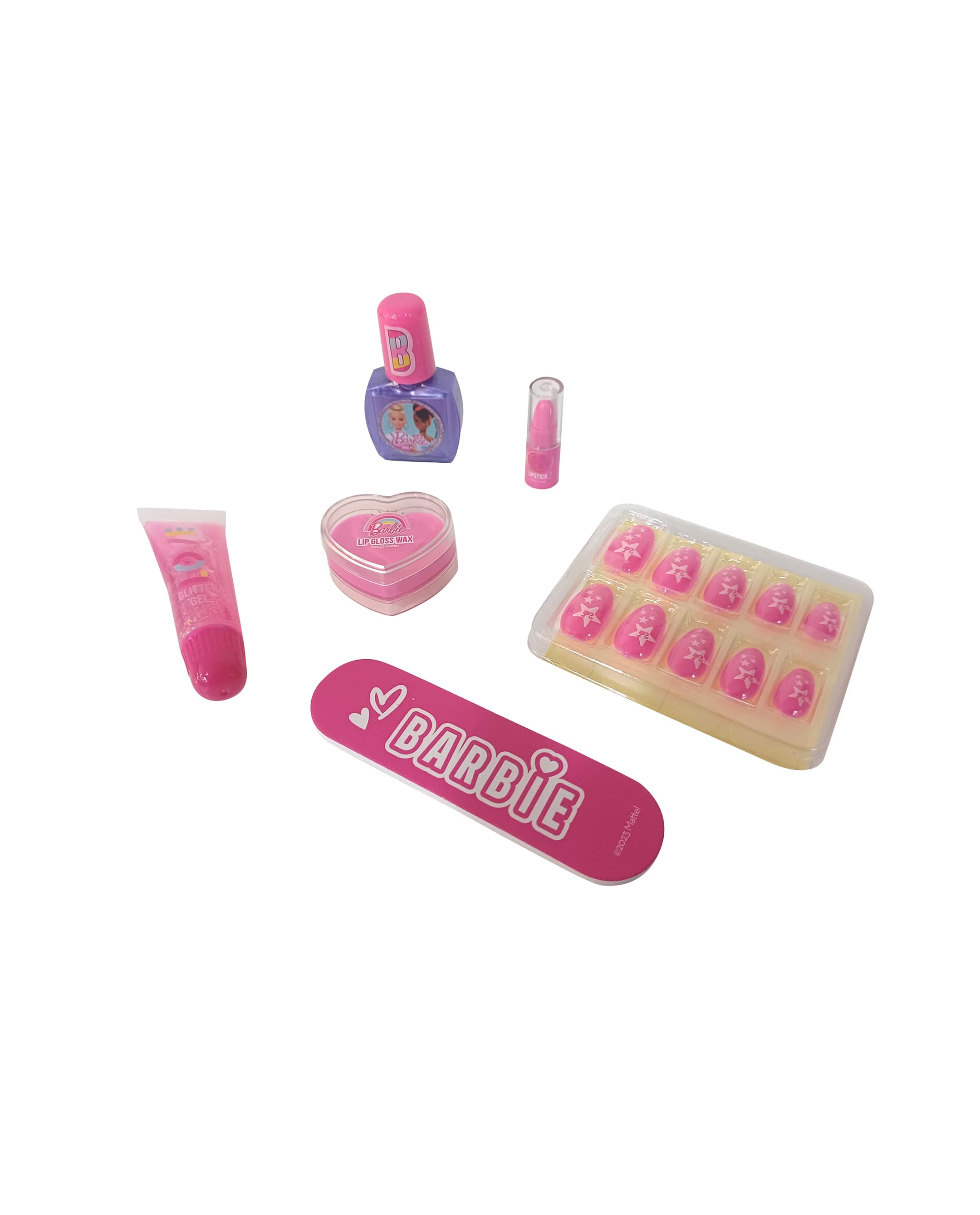 Babies & more Barbie Makeup Set Pvc Handbag