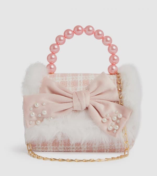 Girls Bow Mini Handbag