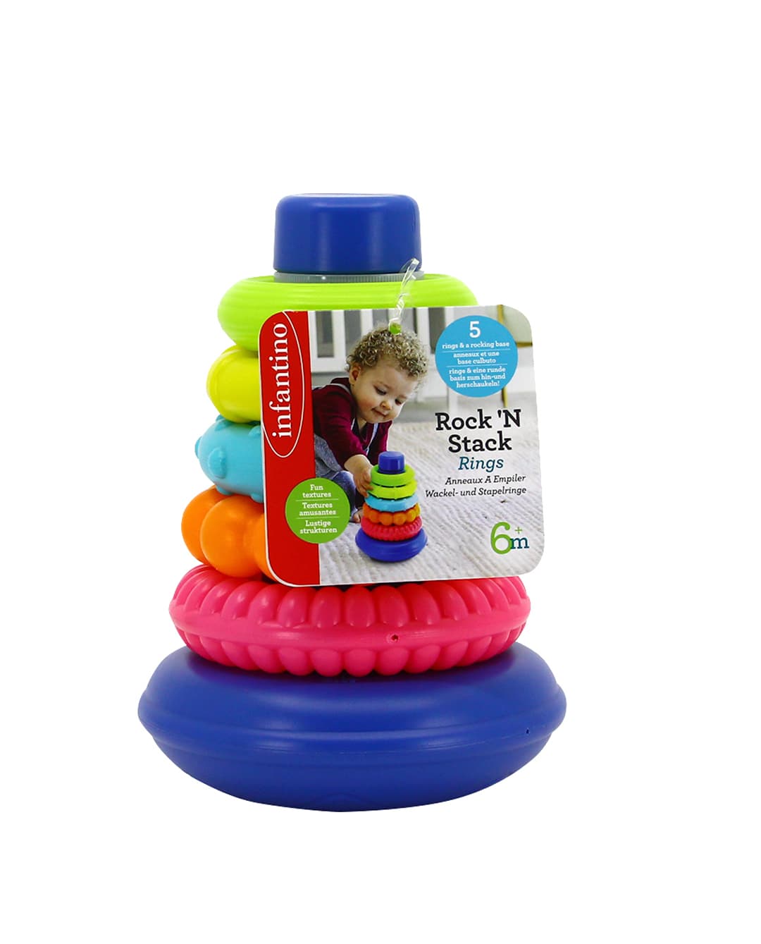 Infantino Rock 'N Stack Rings