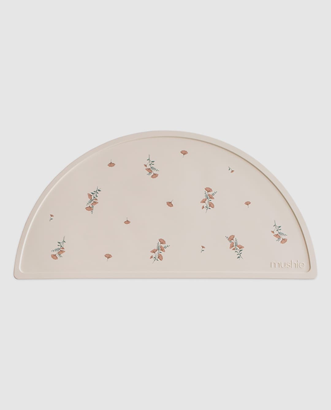 Mushie Silicone Mat Pink Flowers
