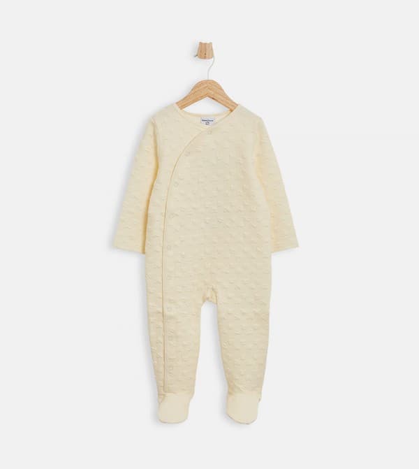 Babies & more Long Sleeves Scoop-Open Sleepsuit