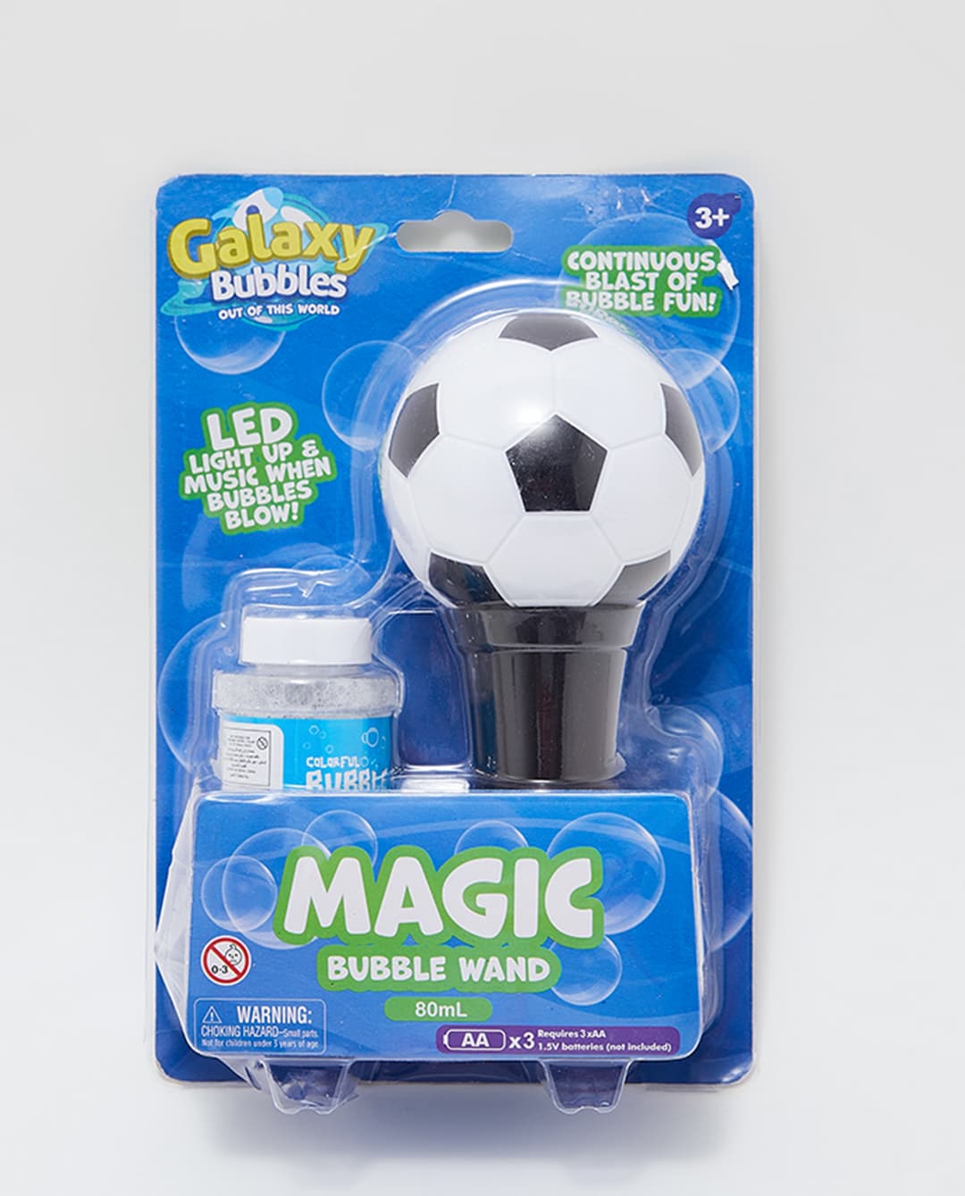 Galaxy Bubbles Football Bubble Wand