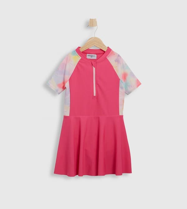 Babies & more Girls Short Sleeve One-Piece Swimsuit