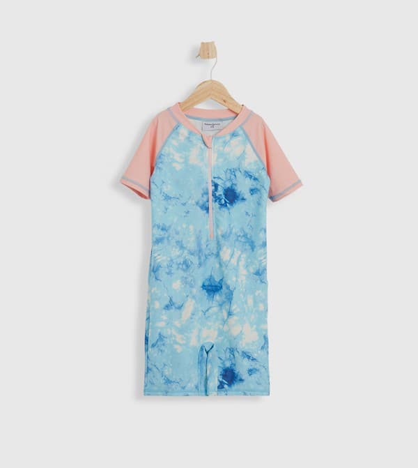 Babies & more Girls Short Sleeve One-Piece Swimsuit