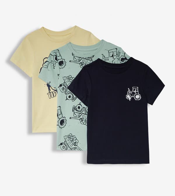 Short Sleeves T-Shirt 3Pack S/J